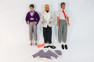 Vintage Barbie Dolls TODD Groom 1982, Costume Ball KEN & Fashionista, Clothing - Picture 1 of 18