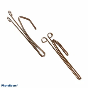 Lote de 26 piezas de alfileres/ganchos para cortinas plisados de doble ojo pellizcados clavijas de metal de colección - Imagen 1 de 1