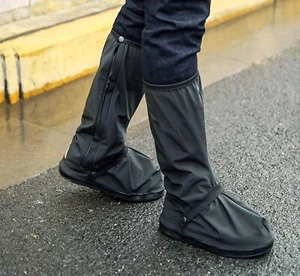 COPRISCARPE IMPERMEABILE MOTO STIVALI CERNIERA UNISEX ANTISCIVOLO VARIE TAGLIE - Foto 1 di 7