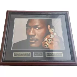 Rare & Authentic Micheal Jordan "Signature Embossed" Picture - Picture 1 of 7