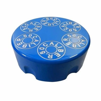 Tapa de Gas Billet CNC Azul Calibre 50 Racing Six Shooter Arctic Cat Wildcat 2012-up Foto 1 de 4