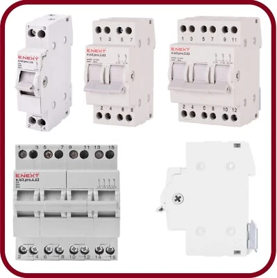 E.NEXT Wahlschalter - Umschalter 1-0-2 63A 1p-4p Reiheneinbau