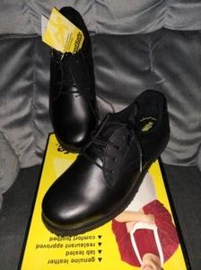 TredSafe Men's Black Slip Resistant Work Shoe size  9.5 Wide, New with box - Picture 1 of 3