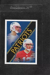 2000 FLEER TRADIZIONE CALCIO TOM BRADY ROOKIE #352 PATS LOOK NUOVO DI ZECCA PLUS - Foto 1 di 2