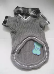 Dog Medium Size Pet Sweater Preppy Ivy League Themed College Outfit NWT - Picture 1 of 19