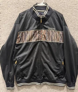 COOGI Track Jacket Full Zip Black Men’s Size 2XL - Picture 1 of 10