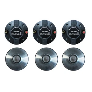 6Pcs 2000W 1.35" 34MM Titanium Compression Screw-On Horn Speaker Driver Tweeters - Picture 1 of 10
