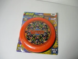 JA-RU GROOVE RAD FLYER FLYING DISC #1032 Orange 100 GRAMS10" X 11.5" Sealed - Picture 1 of 4