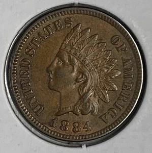 1884 Indian Head Cent, Choice Uncirculated (6774) - Picture 1 of 2