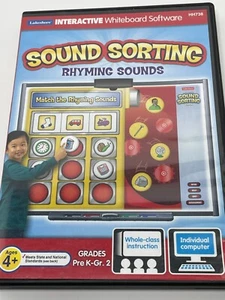 Sound Sorting Rhyming Sounds Lakeshore Interactive Whiteboard Software Pre K - 2 - Picture 1 of 4