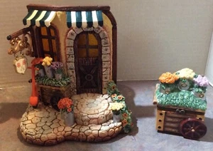 2003 Hummel Goebel Hummelscape BLOOMING DELIGHTS 1086D Music w/ Candle + Limoge - Picture 1 of 9