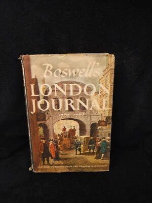 Boswell's London Journal 1762-1763 By Frederick A. Pottle Foto 1 de 4