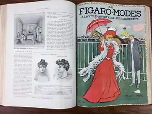 FIGARO MODES magazines year 1905 complete (LES MODES) genre fashion illustrated fashion - Picture 1 of 23