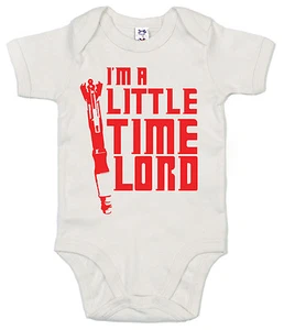 Doctor Who Baby "I'm a Little Time Lord" Bodysuit Babygrow Girl Boy Timelord - Picture 1 of 10