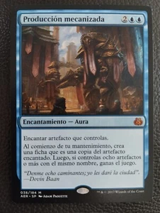 MTG MECHANIZED PRODUCTION (Producción mecanizada) SPANISH EXC Aether Revolt 2017 - Picture 1 of 6