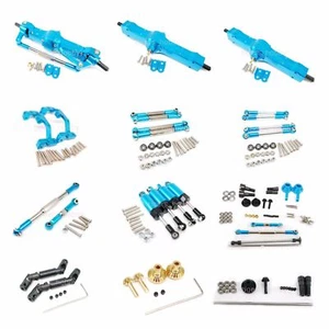 Aluminum alloy metal Upgrade DIY parts For WPL C14 C24 Off-road 1:16 Rc Car Blue - Picture 1 of 77