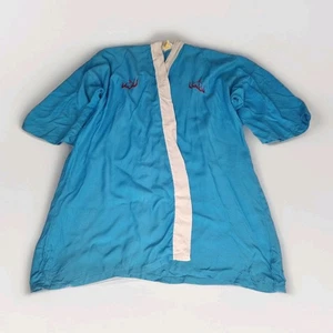 Vintage 60's Kimono Robe ONE SIZE Embroidered Dragon War Sweetheart Souvenir EUC - Picture 1 of 10