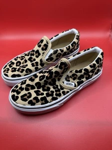 VANS Asher Deluxe Cheetah Kids/Girls Size 2 - Picture 1 of 5