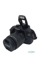 CAMARA REFLEX CANON EOS 1300D + ZOOM LENS EF-S 18-55MM 1:3.5-5.6 III E0345674GA - Imagen 1 de 5