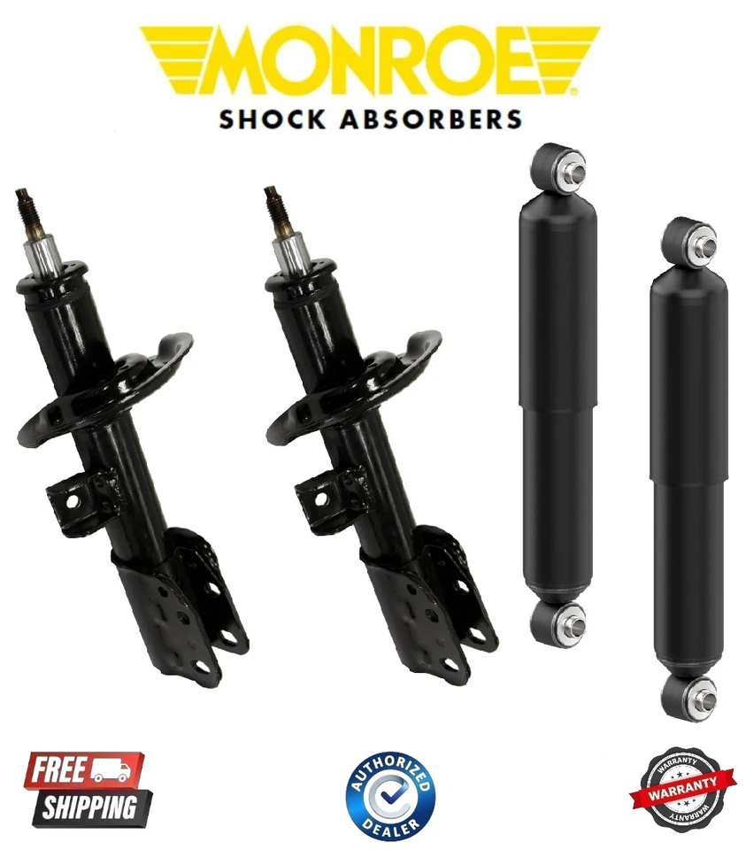 Amortiguador delantero y trasero Monroe completo-espectro OES para Chevy Equinox 07-17 Foto 1 de 1