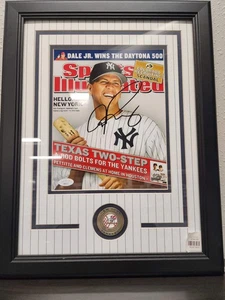 Alex Rodriguez Signed Sports Illustrated Framed - Picture 1 of 2