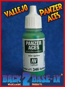 Vallejo Panzer Aces Splinter Blotches I 346 Acrylic Paint 17ml Bottle - Imagen 1 de 1