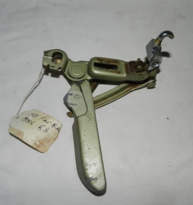 Vintage used 1969 Pontiac Firebird convertible RH front roof rail latch #9713072 - Image 1 of 4
