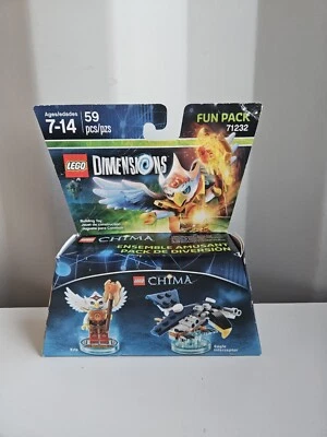 Chima Eris + Eagle Interceptor Pack 71232 Lego Dimensiones Nueva Caja Dañada Foto 1 de 2