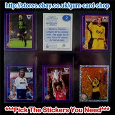 MERLINS KICK OFF 1998-1999 (1 TO 99) *SELECT THE STICKERS YOU NEED*
