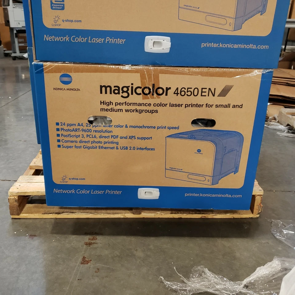 Konica Minolta Magicolor 4650EN Printer Brand NEW Missing All Supplies! AOOF011 - Image 1 of 4