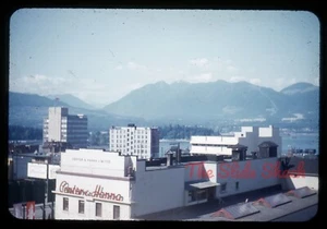 Vancouver British Columbia Kanada Stadtansicht 1958 rote Grenze Kodachrom Rutsche - Bild 1 von 1