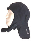 USGI Original USN Winter Cloth Dark Blue Deck Helmet Hat Size 7-1/4 NOS