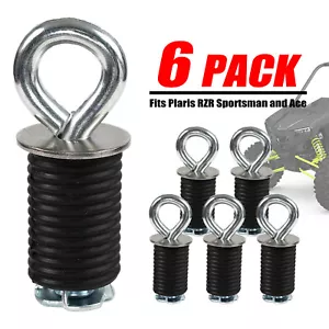 For Polaris RZR Sportsman UTV Anchors Tie Down Fixed Cargo By Hook Strap - Picture 1 of 8