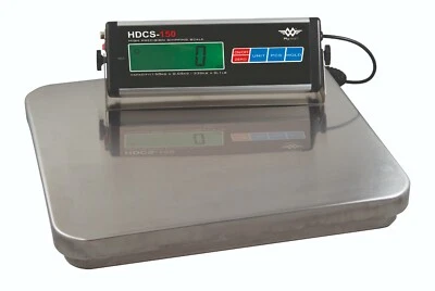 My Weigh HDCS150 Extra Heavy Duty Stainless Steel Parcel Scales 150kg x 50g - Image 1 of 3
