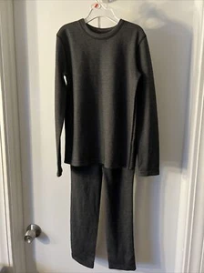 Youth Shirt & Pants Set by Cherokee Size 8/10 Gray/ Stripe Not Intended 4 Sleep - Picture 1 of 5