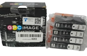 Repuesto Cartucho de Tinta Compatible con Imagen GPC para HP 564XL 564 XL Lote 4 NEGRO - Imagen 1 de 2