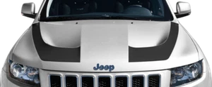 Hood Hockey Stick Stripe Vinyl Graphic Decal for Jeep Grand Cherokee SRT 2011 Up - Picture 1 of 1