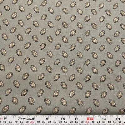 Obras maestras de Kathy Hall para telas Andover algodón gris/verde por media yarda Foto 1 de 2