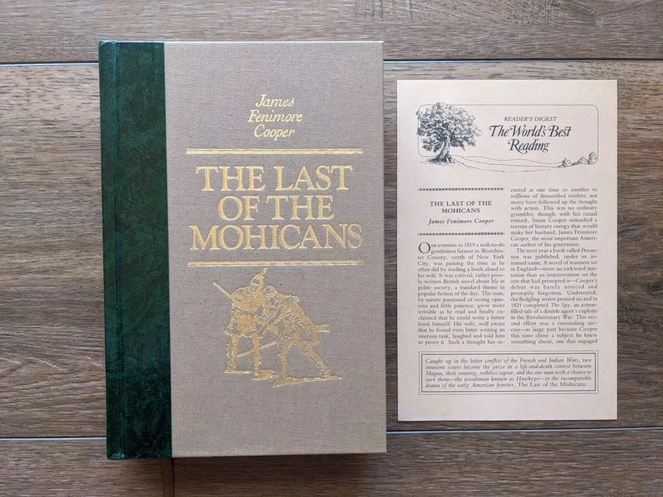 The Last of the Mohicans James Fenimore Cooper With Insert 1984 RD1 - Image 1 of 1