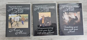3-Wrangler Jayne Horsemanship set of DVDs Heart moves, Communication & Touching - Foto 1 di 6