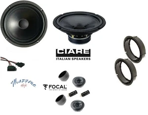 CIARE Kit Casse Altoparlanti Anteriori Woofer 20cm Tweeter Focal Per Volkswagen - Imagen 1 de 7
