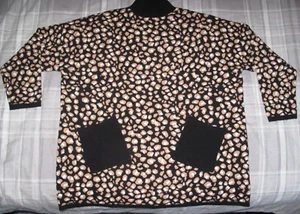 Size 14-16 ONE SIZE WALLIS Leopard Print Black Brown Jumper Sweater - Picture 1 of 6