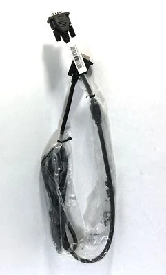 HP / Dell 6ft VGA Male to VGA Male Dual Ferrite Cable 453010100650R 15-Pin - Image 1 of 4