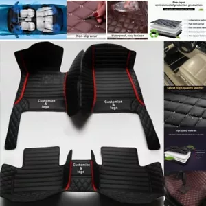 Fit for Jaguar All Models Car Floor Mats Luxury Carpets All Weather Auto Liners - Imagen 1 de 30