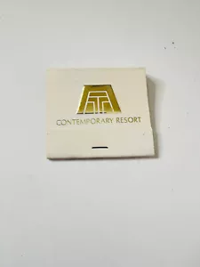 Walt Disney World Matchbook Contemporary Resort Vintage 1984 Matches - Picture 1 of 3