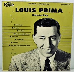 Louis Prima Orchestra Play 10" LP - Royale 18113 - Picture 1 of 4