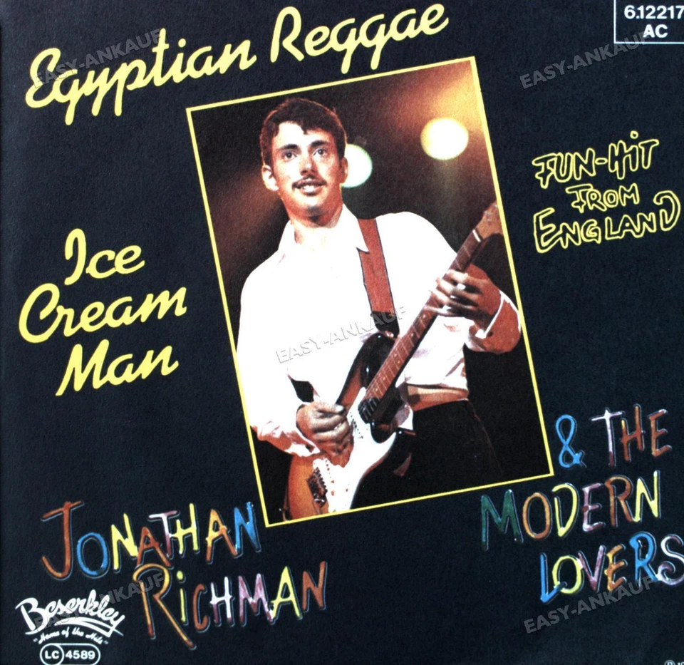 Jonathan Richman & The Modern Lovers - Egyptian Reggae / Ice Cream 7in ' - Image 1 of 1