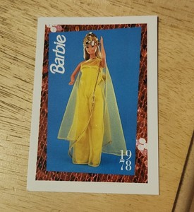 Vintage Oversized Trading Card Barbie Doll Egypt Cleopatra Queen Of The Nile Htf