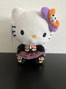 Hello Kitty Halloween 2024 Costume Plush with Skeleton Costume 8” New - Picture 1 of 5