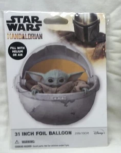 DISNEY STAR WARS MANDALORIAN 31 INCH FOIL BALLOON """FREE SHIPPING""" - Picture 1 of 2